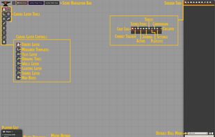 UI breakdown of Foundry VTT