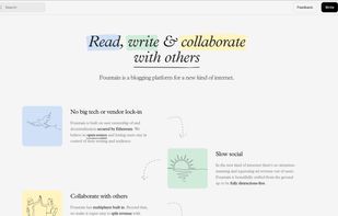 Fountain landing page