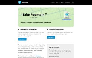 Fountain Markup screenshot 1
