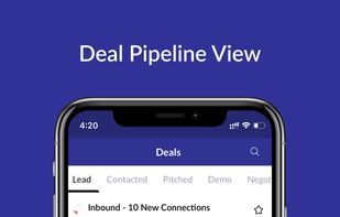 Deal pipeline view to manage deals from contacts efficiently across the stages