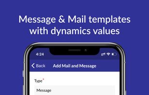 Personalise Message and Email templates with mail merge