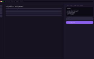 FoxAI Browser screenshot 1