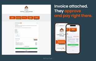 Customers approve quotes and pay invoices directly from their tracker via Stripe or Square.