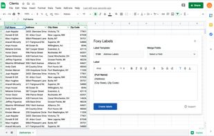 Foxy Labels screenshot 1