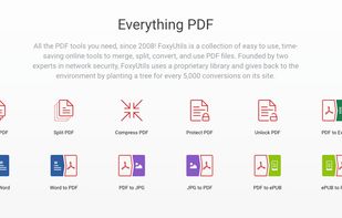 FoxyUtils Online PDF Tools screenshot 1