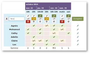 Framadate screenshot 1