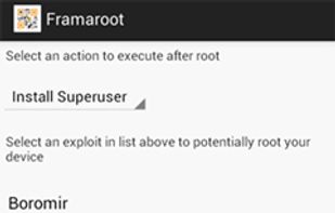 Framaroot screenshot 1