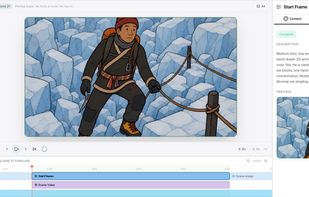 Editor: every scene of a long video on one timeline