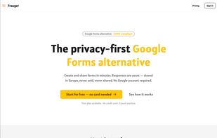 Landing page
