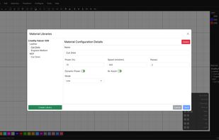 Manage material libraries
