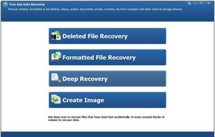 Free Any Data Recovery screenshot 1