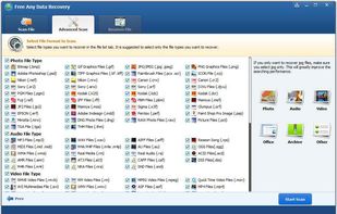 Free Any Data Recovery screenshot 3