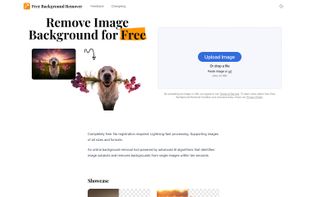 Homepage of Free Background Remover