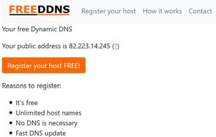 FreeDDNS screenshot 1