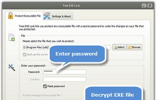 Free EXE Lock screenshot 2