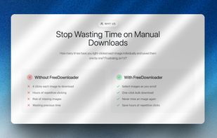 Free Image Bulk Downloader screenshot 1