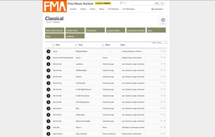 Free Music Archive screenshot 1