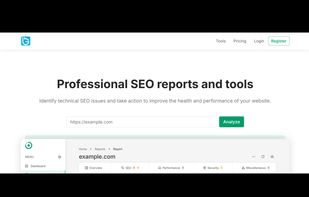 Identify technical SEO issues and take action to improve the health and performance of your website.