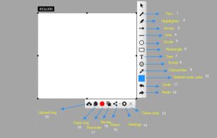 In-app screenshot editor