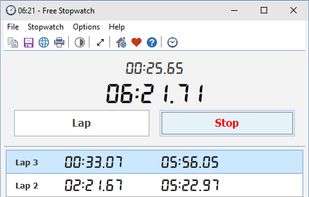 Free Stopwatch screenshot 1