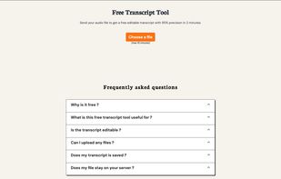 Free Transcriber | Voscribe
