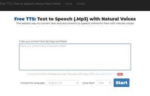 Free TTS Online screenshot 1