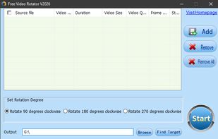Free Video Rotator screenshot 1