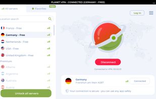 Planet VPN screenshot 1