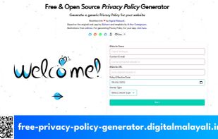 Free Website Privacy Policy Generator screenshot 1