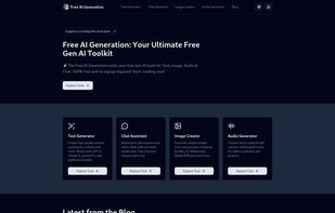 Free AI Generation screenshot 1