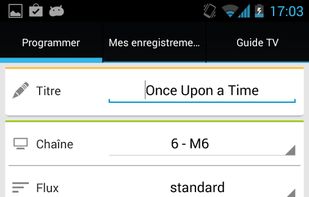 Freebox recorder screenshot 1