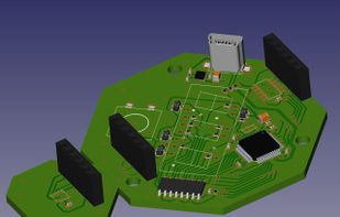 FreeCAD-PCB workbench: Oculus Latency Tester