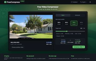 FreeCompress.video screenshot 1