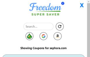 Freedom Super Saver screenshot 1