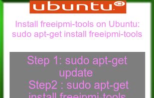 FreeIPMI screenshot 1
