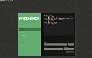 Freeminer main menu