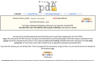 FreeMyPDF.com screenshot 1