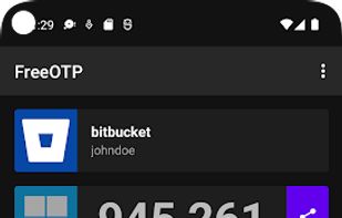 FreeOTP screenshot 3