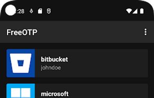 FreeOTP screenshot 2