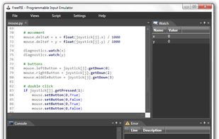 FreePIE screenshot 1