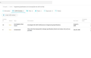 FreeQMS screenshot 1