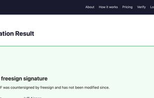 Freesign screenshot 1