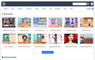 Freewebgamer home page