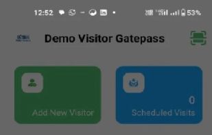 App is for both material And visitor