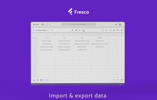 Fresco spreadsheet.