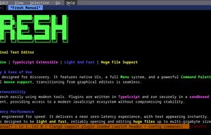 Fresh editor screenshot 1