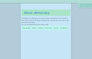 Fresherplay home page