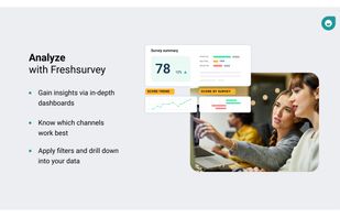 Gather responses in one place and gain insights. Access separate dashboards for NPS, CES and CSAT surveys