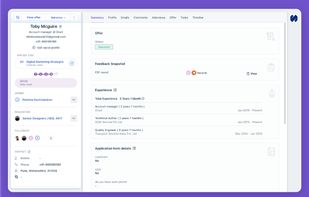 Candidate 360 - Get all the information about the candidate on a single screen