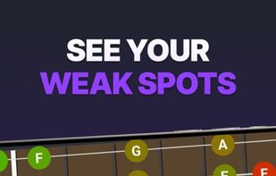 FretGenius Weak Spots Statistics